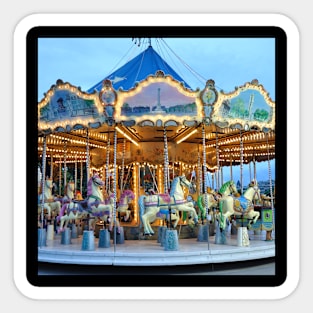 Carousel Horses Sticker